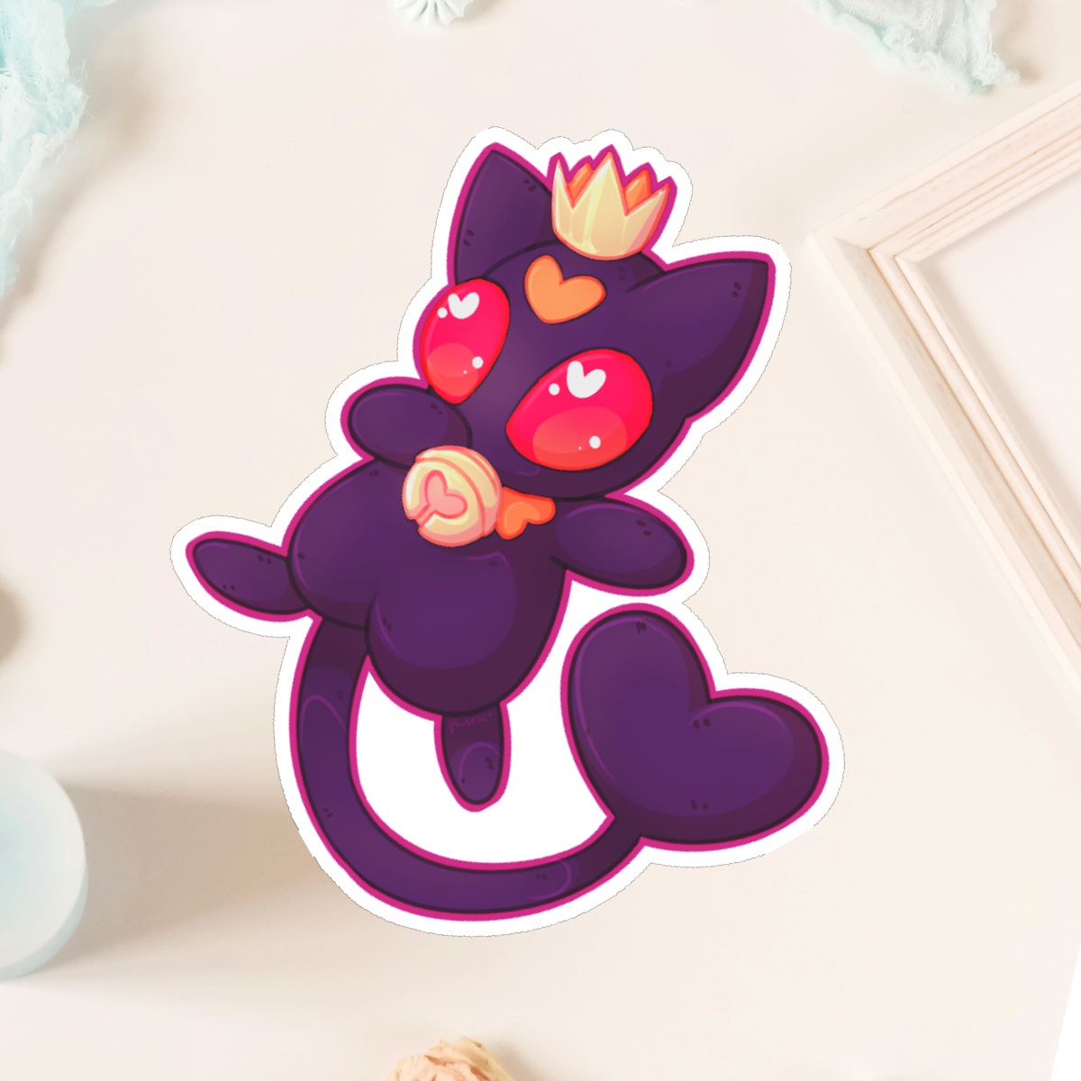 WLC Queen of Hearts - Die Cut Stickers