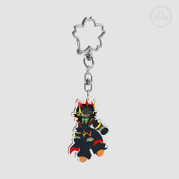 (flood escape 2) dark sci facility keychain
