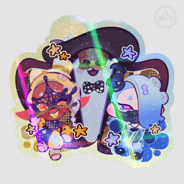 FrostyFest Deep Cut | Colored Edge Die Cut Sticker