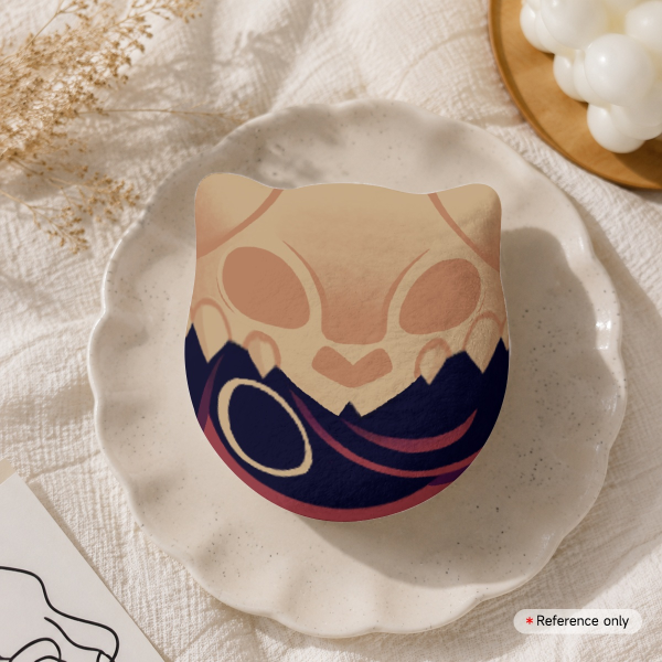 False Idol Kitty Plush Badge