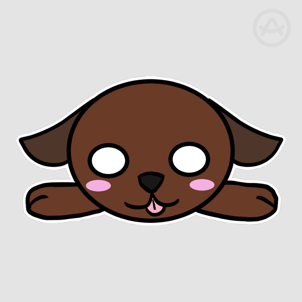 Die Cut Zodiac Dog Nesoberi Sticker