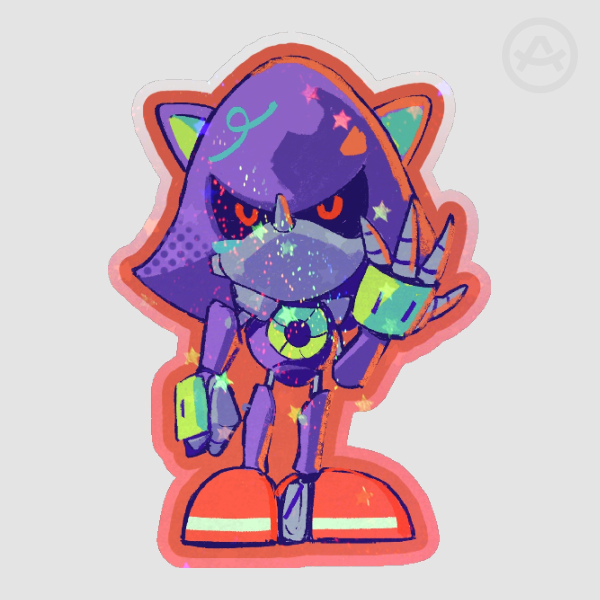 Metal Sonic Sticker