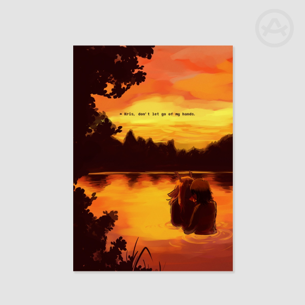 To the other side of the lake.. A3 Print