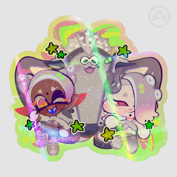 Grand Festival Deep Cut | Colored Edge Die Cut Sticker