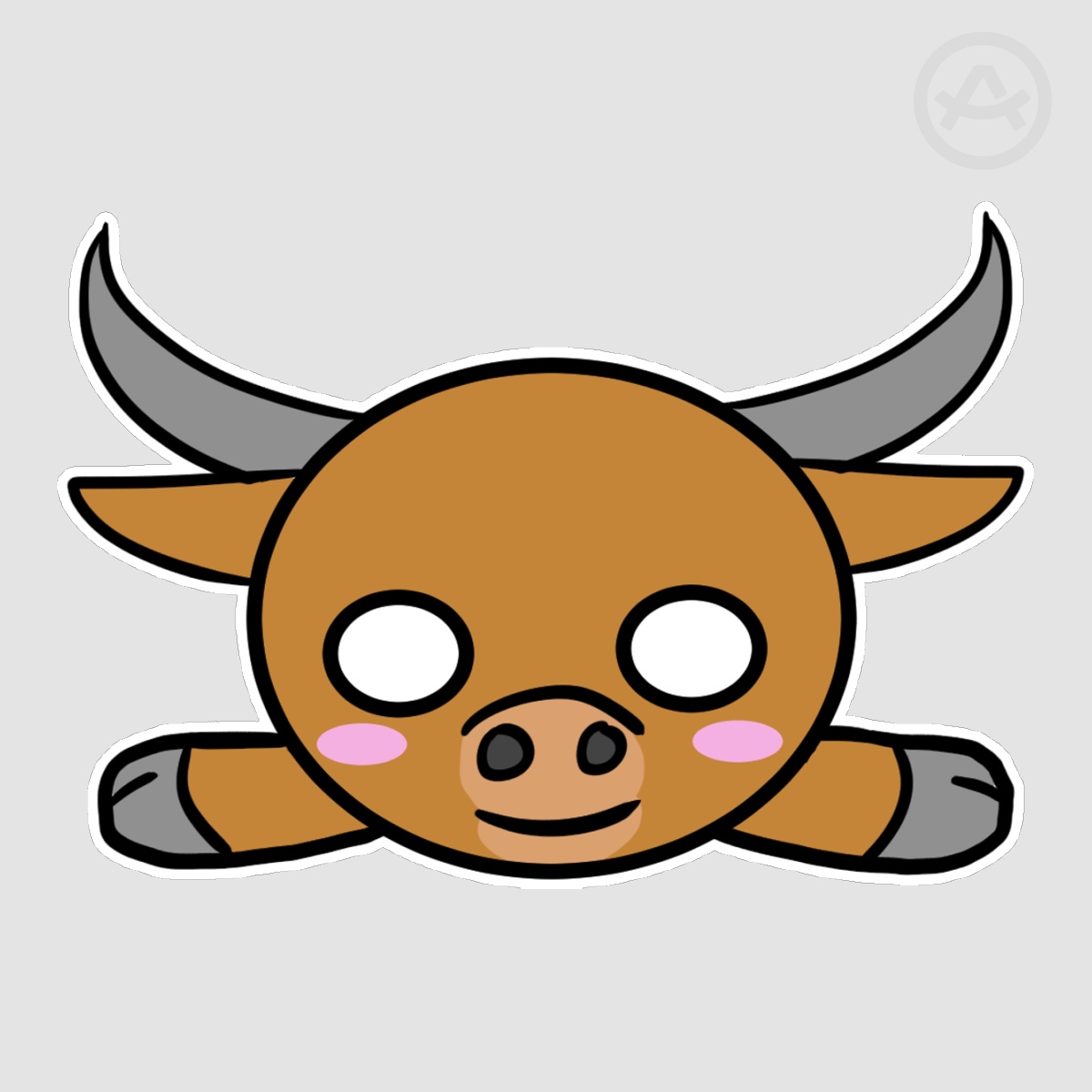 Die Cut Zodiac Ox Nesoberi Sticker