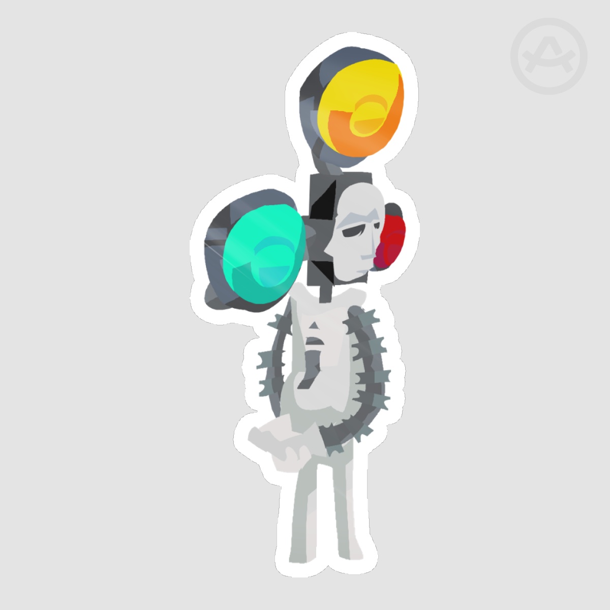 Behind || Endacopia Sticker