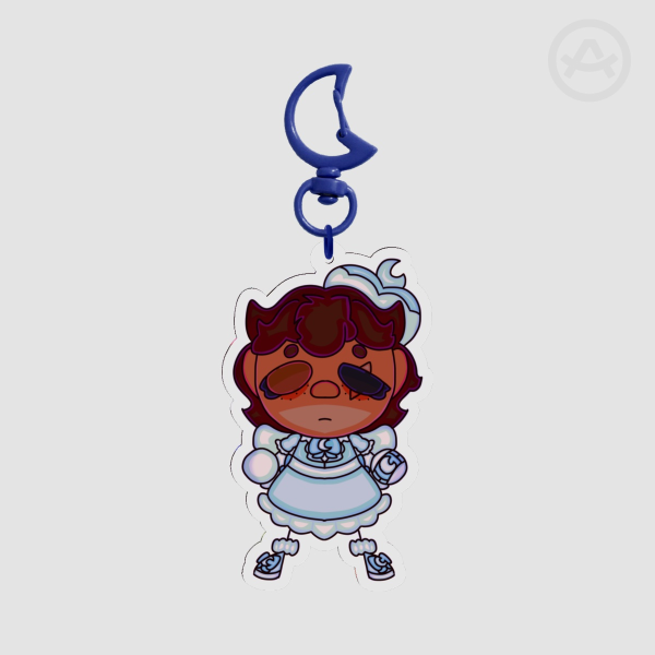 Mimi Moonlight PET Plastic Keychain