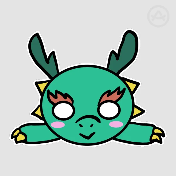 Die Cut Zodiac Dragon Nesoberi Sticker