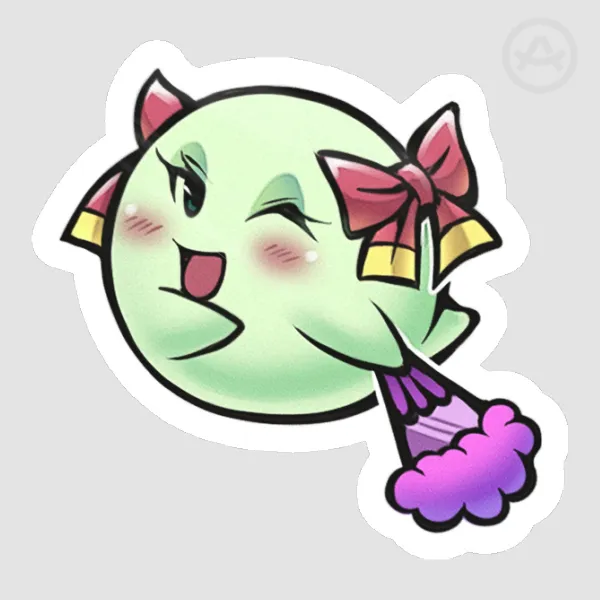 Lady Bow Sticker