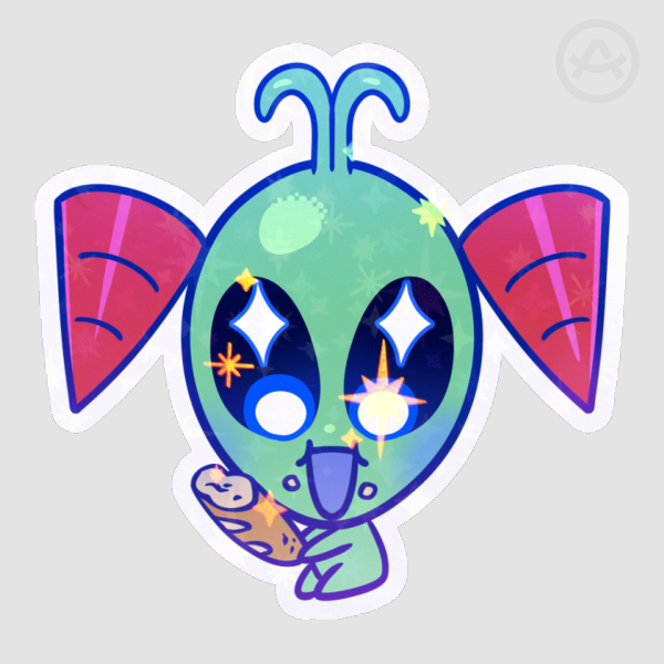 Teto Glorp Die Cut Sticker