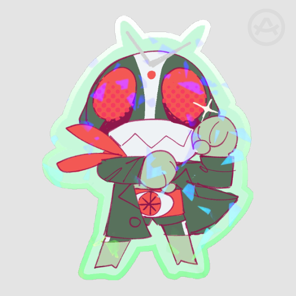 Shin Kamen Rider No. 2 Sticker