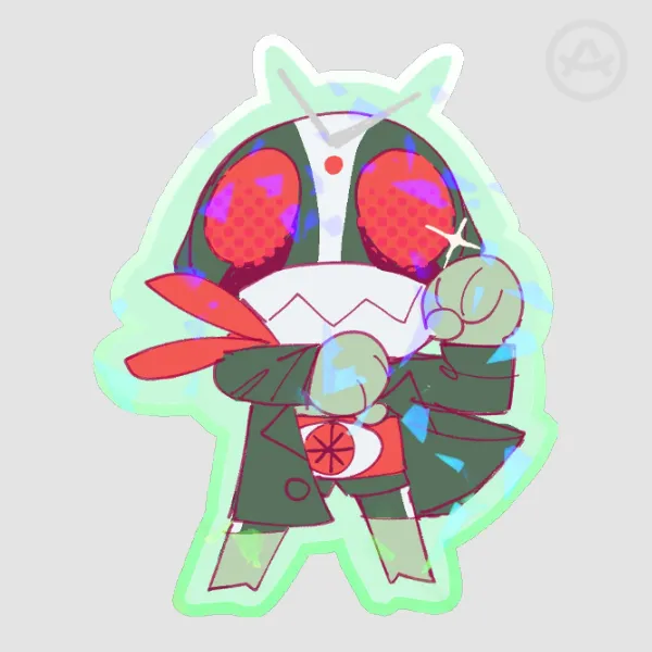 Shin Kamen Rider No. 2 Sticker