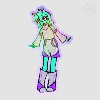 xiena space suit sticker
