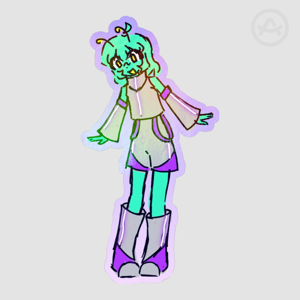 xiena space suit sticker