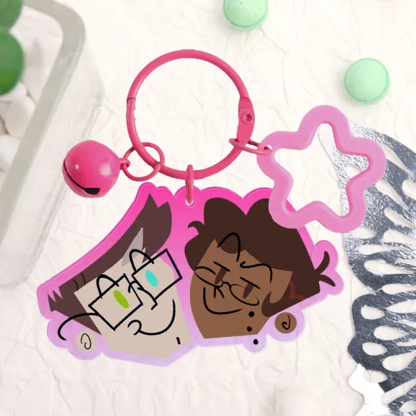 Cartoony Murdermedia Keychain