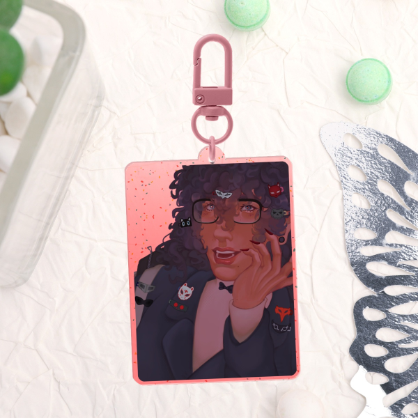 [persona 5] Fem Joker acrylic keychain