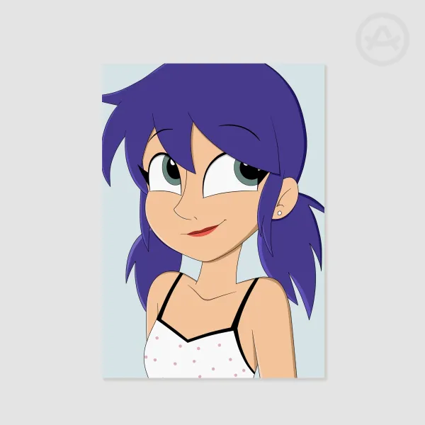 Marinette Dupain Cheng (Miraculous Ladybug) - Poster/Print