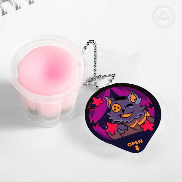 SEAM - Deltarune Pudding Keychain
