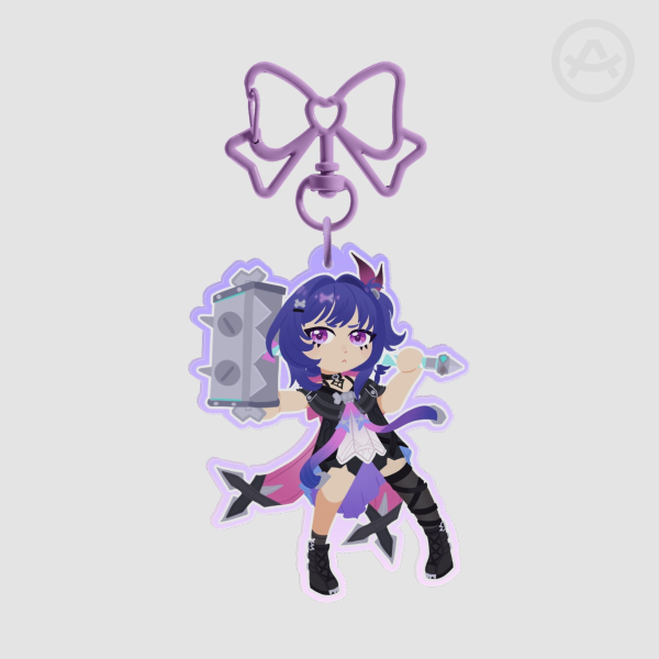 Prune Acrylic Keychains