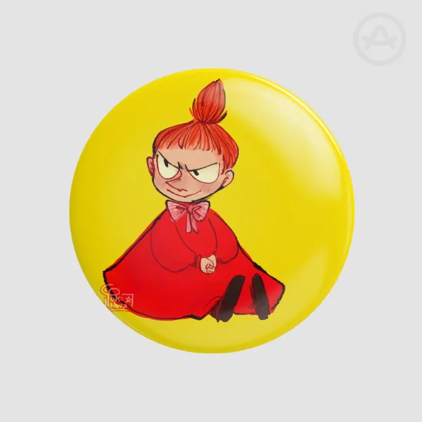 Little My - Round Badge - [Moomin]