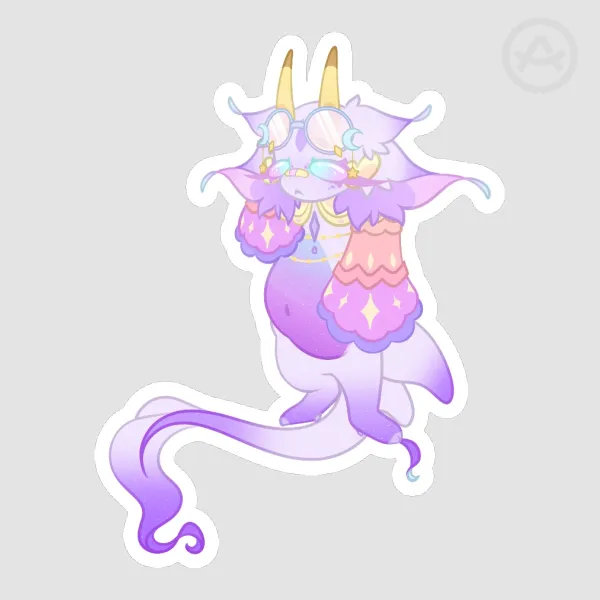 Soup filled Kibi || Die Cut Stickers
