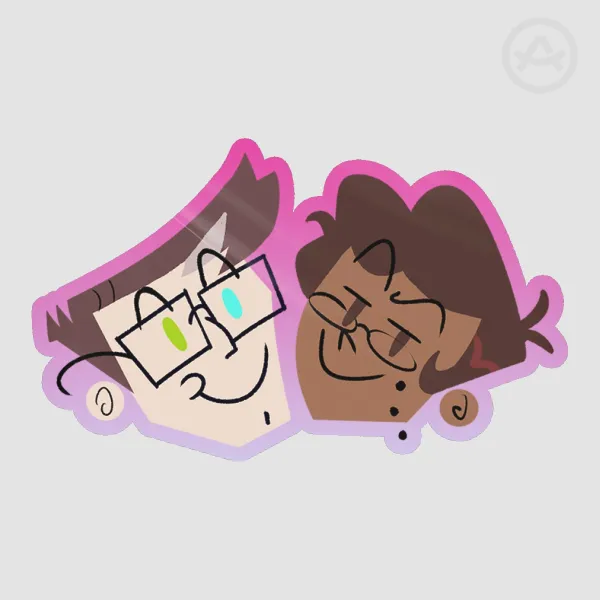 Cartoony Murdermedia Sticker