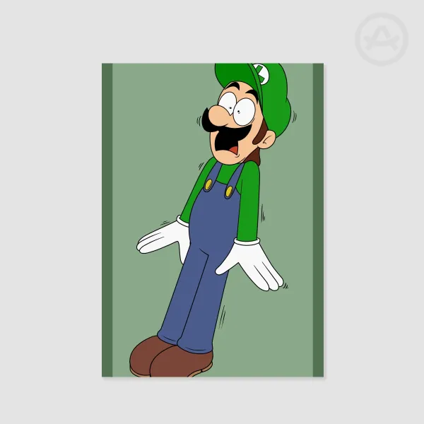 Luigi (Super Mario Bros) - Poster/Print
