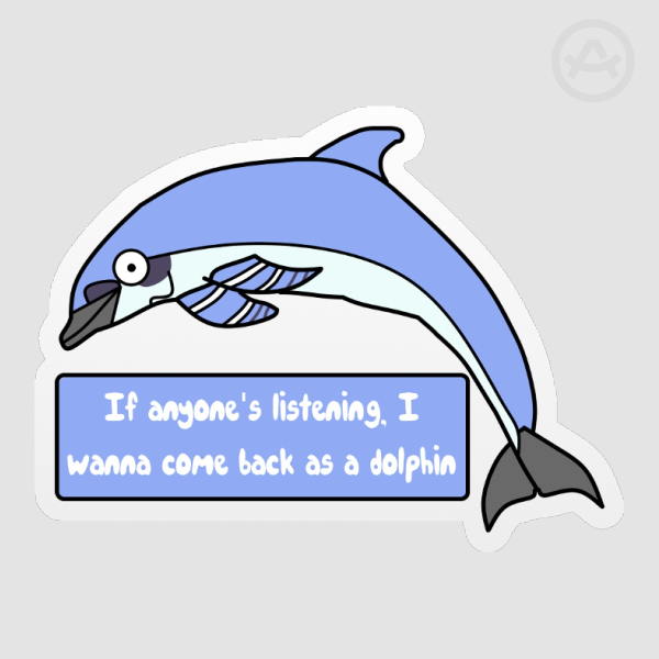 Regular Dolphin Sticker