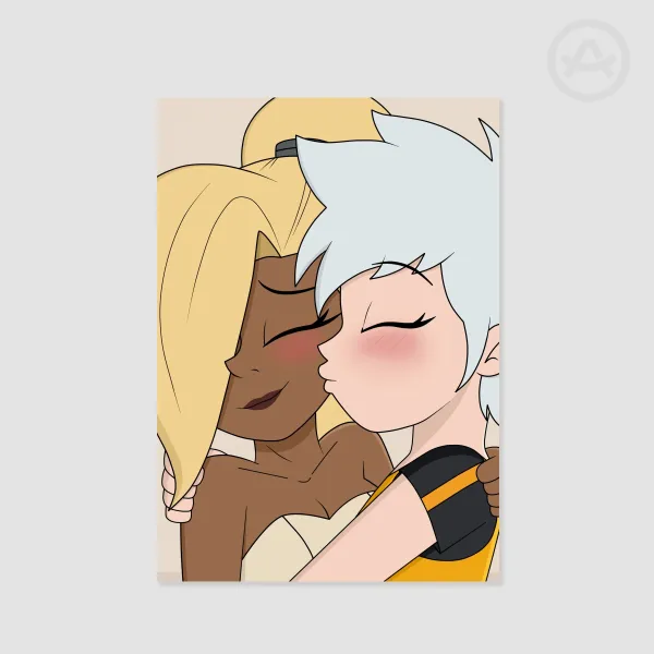 Human Whisper the Wolf x Tangle the Lemur (Sonic the Hedgehog) - Poster/Print