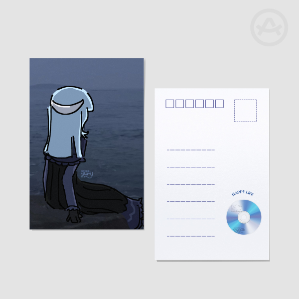akumi shattered postcard
