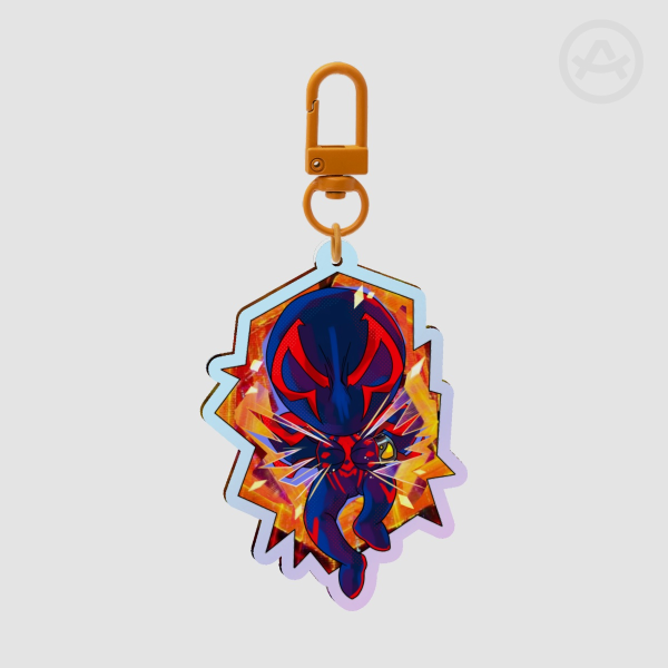 Miguel O'Hara Rainbow Keychains // Spiderverse