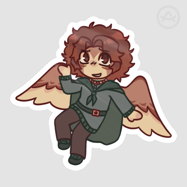 (Slight Redesigned) Feather // OC Sticker