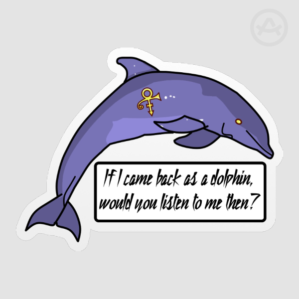 Prince - Dolphin Sticker