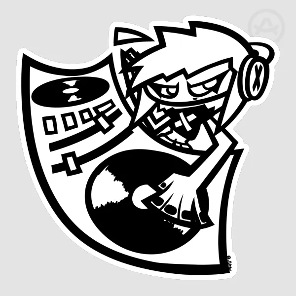 [OC] DJ Girl Sticker