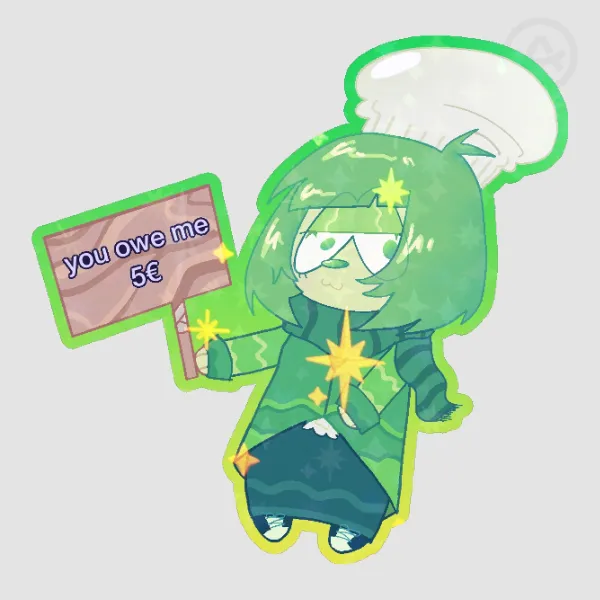 Green stiker