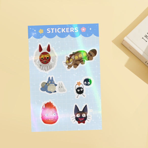 Ghibli Stickers Sheet
