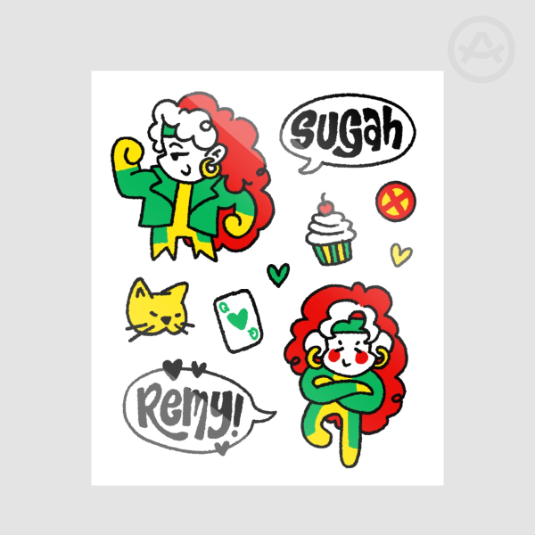 Anne Marie Scribble Hero Sticker Sheet