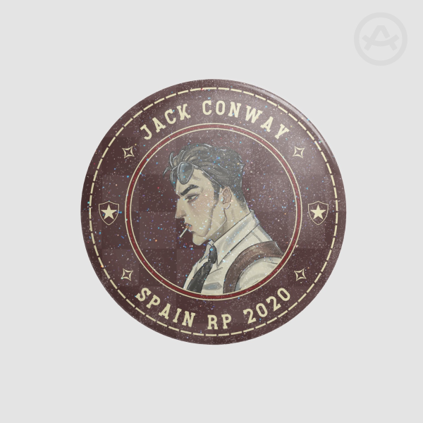 ✧ Conway — Button Pin ✧