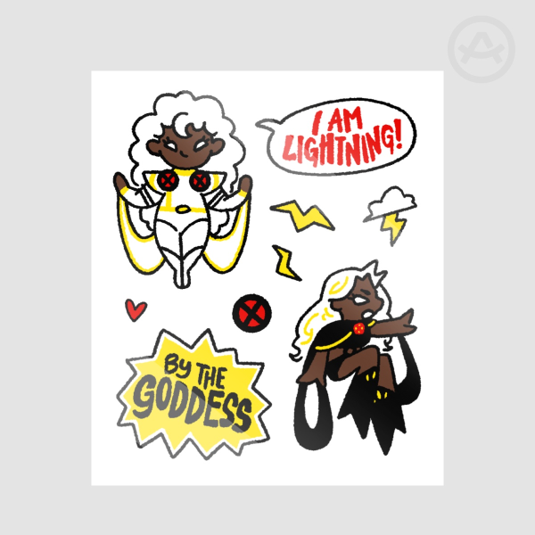 Ororo Scribble Sticker Sheet