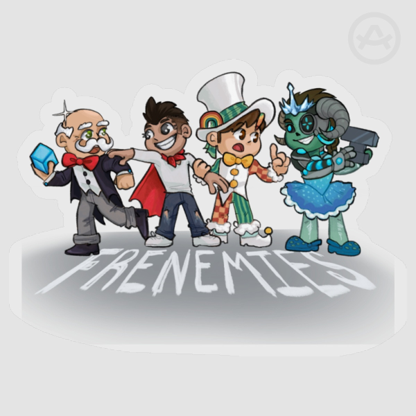 Hermitcraft “Frenemies” Vinyl Die Cut Sticker