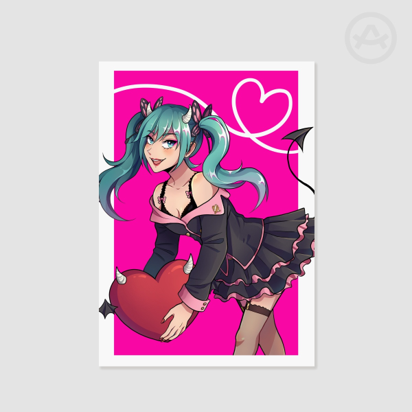 Vocaloid Sweet Devil Hatsune Miku Poster Printing