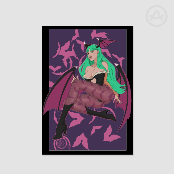 Morrigan Aensland A4 Print