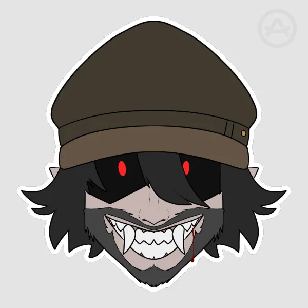Drifter Deadlock Die Cut Sticker