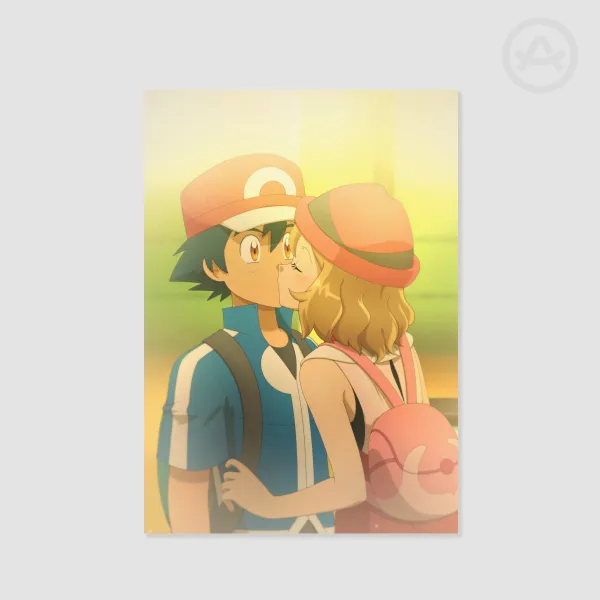 Amourshipping kiss - poster