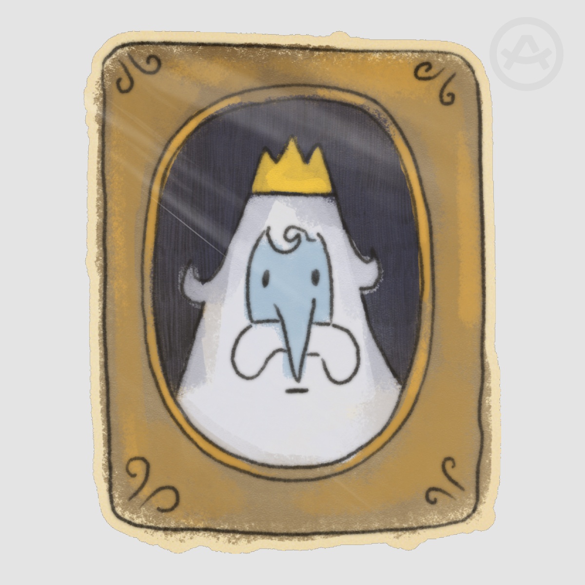 Adventure Time ice king Sticker