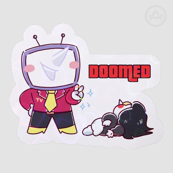 Spamtenna DOOMED Sticker