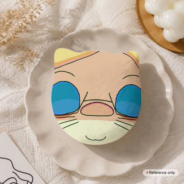 Lily Stargazer Cat Shape Plush Badge