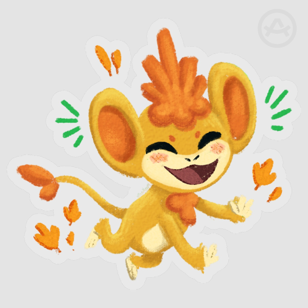Tanzee Ignis - Palworld Fanart Sticker