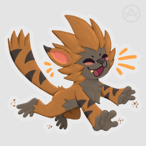 Gorirat Terra - Palworld Fanart Sticker