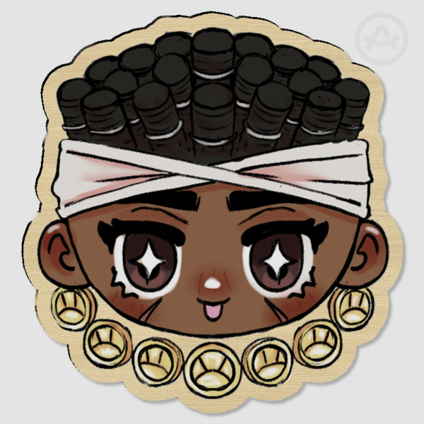 JJBA Avdol Wood Pin
